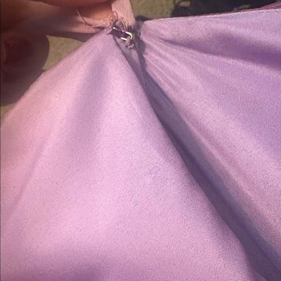 Purple ombré polka dot dress with detachable straps - Picture 11 of 11